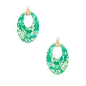 NIB Amber Sceats X REVOLVE Kai Earrings in Green